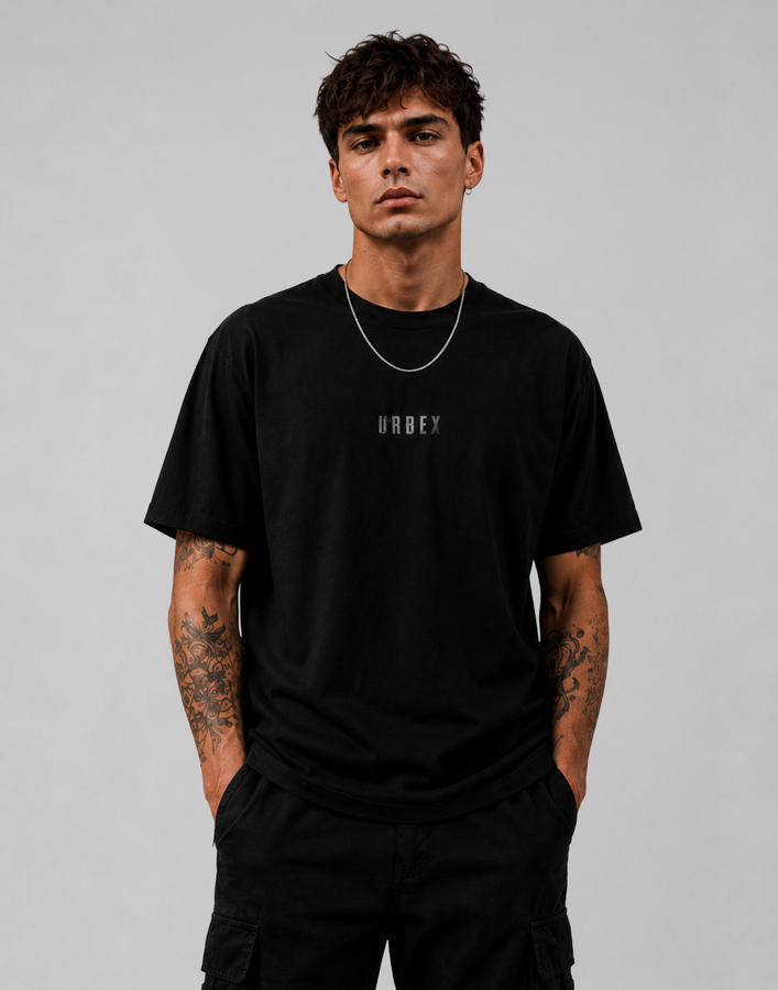 Tričko URBEX – Black Graphic Streetwear